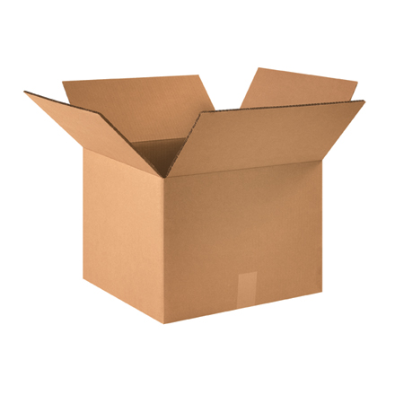 16 x 16 x 12" 275 lb Double Wall Corrugated Boxes 10/bundle