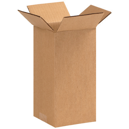 5 x 5 x 10" Tall Corrugated Boxes 25/bundle