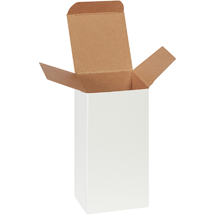 Reverse Tuck Cartons - White, 3 x 3 x 6" 250/case 