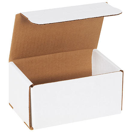 6 x 4 x 3" White Indestructo Mailers 100/bundle 